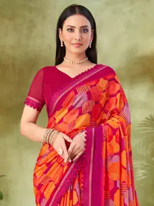 Anouk Pure Chiffon Saree