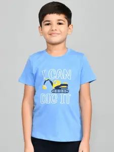 Lux Cozi Boys Printed Pure Cotton T-shirt With Shorts