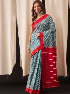 Anouk Pure Cotton Ikat Saree
