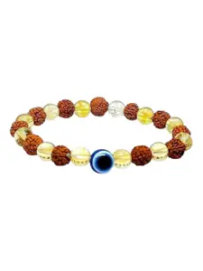 Sukhad Evil Eye Beaded Rudhraksha Bracelet