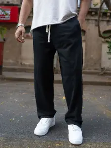 Powerlook Men Pure Cotton Mid-Rise Track Pant