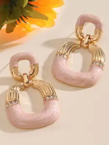 SALTY Pack of 2 Women Mauve Luxury Gold Earring