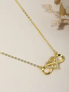 Bishty Fashion Rhodium-Plated Necklace