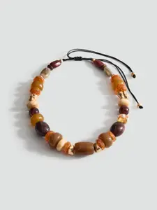 MANGO Statement Beaded Necklace