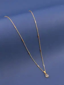 DressBerry Gold-Plated Circular Pendants With Chains