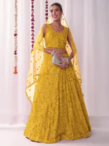 Chhabra 555 All Over Sequin Embroidery Lehenga With Choli & Dupatta