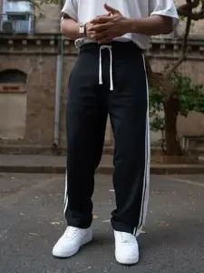 Powerlook Men Pure Cotton Mid-Rise Track Pant