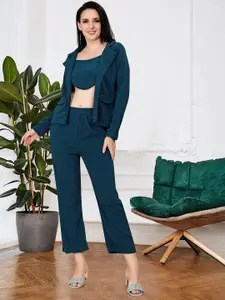 SRUTVA FASHION Top, Jacket & Trousers Co-Ord Set