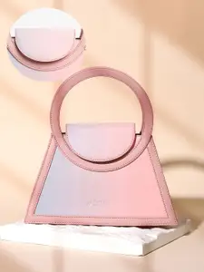 HAUTE SAUCE by  Campus Sutra HAUTE SAUCE by Campus Sutra Women Rouge Pink Leather The Aureola Hand Bag