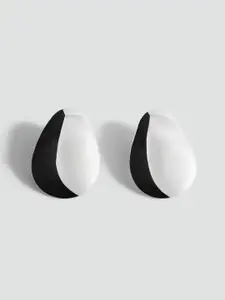 MANGO Chunky Teardrop Shaped Drop Earrings