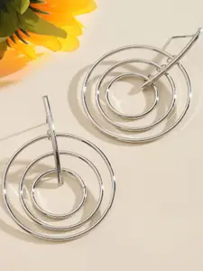 SALTY Pack of 2 Women Captivating Luxury Silver Earring