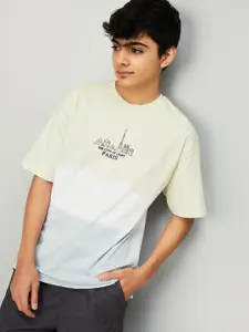max Boys Typography Printed Cotton T-shirt