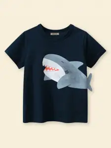 INCLUD Boys Graphic Printed Regular Fit T-shirt