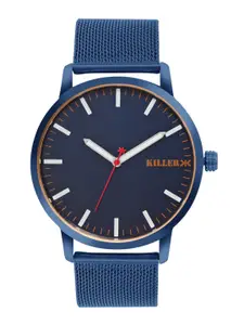 Killer Men Brass Printed Dial & Straps Analogue Watch KL25-5B
