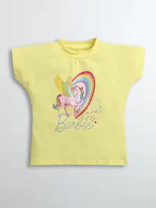 Tiny Girl Girl Embellished Unicorn Print Top