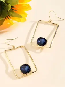 SALTY Pack of 2 Women Chuffed Sapphire Gold Earring