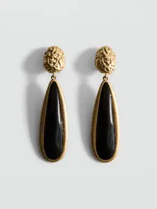 MANGO Contemporary Enameled Drop Earrings