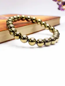 Sukhad Brown Pyrite Charm Bracelet