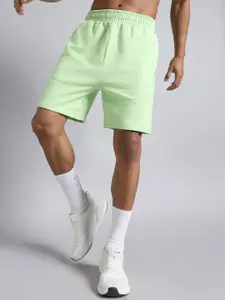 CULT Men Lime Dance Brand Carrier Shorts