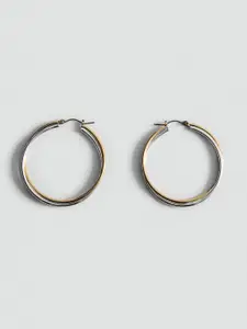 MANGO Circular Shaped Hoop Earrings