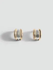 MANGO Contemporary Half Hoop Earrings