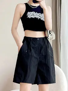 StyleCast x Revolte Women Loose Fit Rapid-Dry Outdoor Chino Shorts