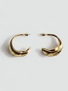 MANGO Contemporary Half Hoop Earrings