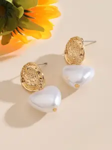 SALTY Pack of 2 Women Bauble Heary Luxury Gold Earring