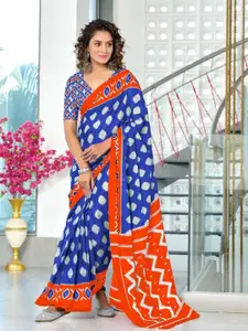 Anouk Pure Cotton Ikat Saree