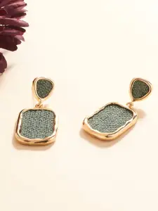 SALTY Pack of 2 Women Zest Green Gold Earring