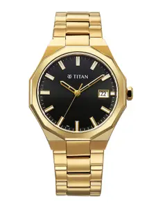 Titan gents ragalia Men Stainless Steel Bracelet Style Straps Analogue Watch 90212YM01