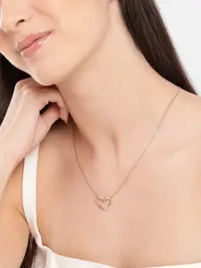 DressBerry Heart Shaped Pendant Chain