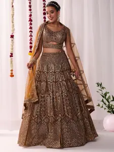 Chhabra 555 Sequin Embellished Lehenga Choli With Dupatta