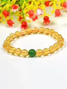 Sukhad Citrine & Jade Charm Bracelet