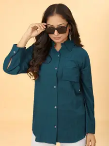 CORSICA Classic Striped Spread Collar Casual Shirt