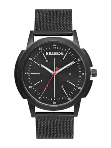 Killer Men Brass Printed Dial & Straps Analogue Watch KL25-4B