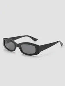 MANGO Women Full Rim Rectangle Sunglasses