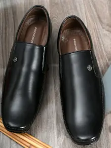 Provogue Men Round Toe Slip On Formal Shoes