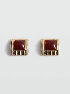 MANGO Square Cuff Earrings