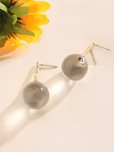 SALTY Pack of 2 Women Scottie Ice Gold Earring