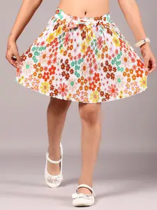 V-Mart Girls Printed A-Line Above Knee Skirt