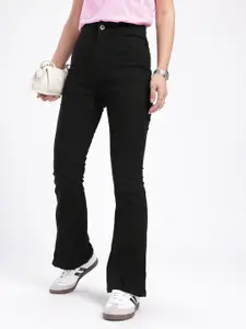 glitchez Women Vintage Core Bell Bottom Stretchable Jeans