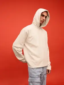 glitchez Cotton Terry Oversized Hooded Sweatshirt