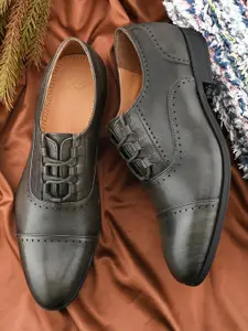 House of Pataudi Men Comfortable Formal Brogues