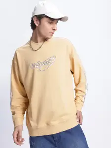 glitchez Typography Oversized Sweatshirt