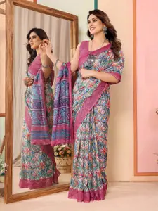 Anouk Women Floral Printed Kota Saree