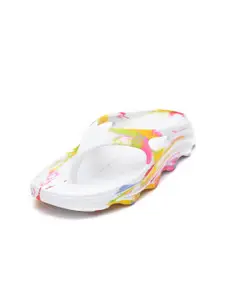 Doubleu Women Printed Thong Flip-Flops