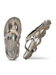 Doubleu Women Printed Thong Flip-Flops