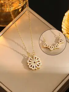 Estailo fashion Gold-Plated Meenakari Necklace