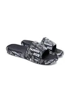 PENNEN Men Printed Slider Flip Flops